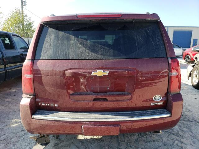 1GNSCCKCXJR365752 - 2018 CHEVROLET TAHOE C1500 PREMIER RED photo 6