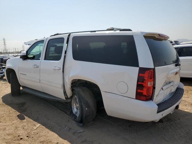 1GNSCHE01ER154556 - 2014 CHEVROLET SUBURBAN C1500  LS WHITE photo 2