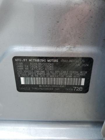 ML32AUHJ3RH018987 - 2024 MITS MIRAGE ES Gümüş foto 14