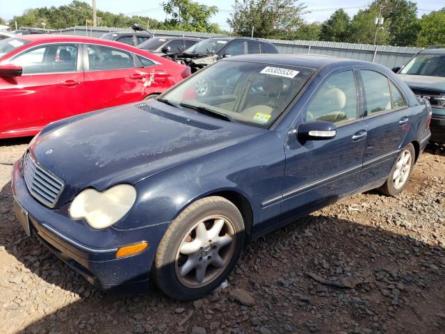 WDBRF81J84F547501 - 2004 MERCEDES-BENZ C 240 4MATIC BLUE photo 1