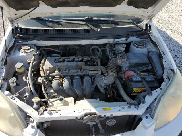 2T1KR32E26C586062 - 2006 TOYOTA COROLLA MA XR WHITE photo 11