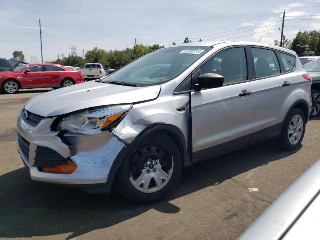 1FMCU0F75EUC75770 - 2014 FORD ESCAPE S SILVER photo 1