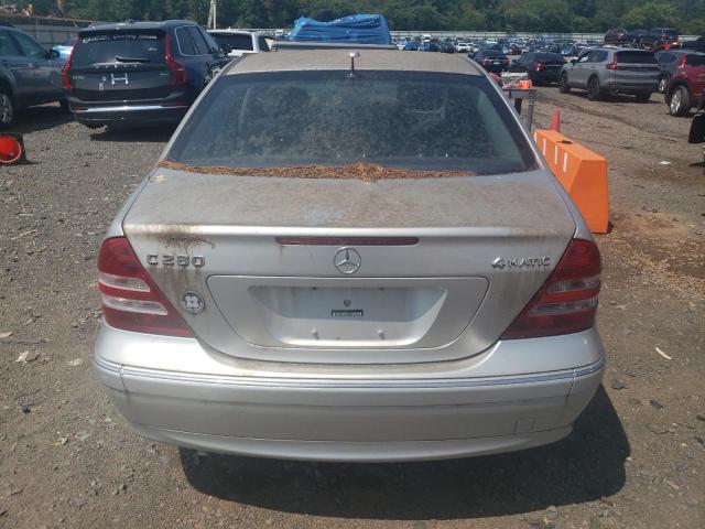 WDBRF92H47F901729 - 2007 MERCEDES-BENZ C 280 4MATIC SILVER photo 6