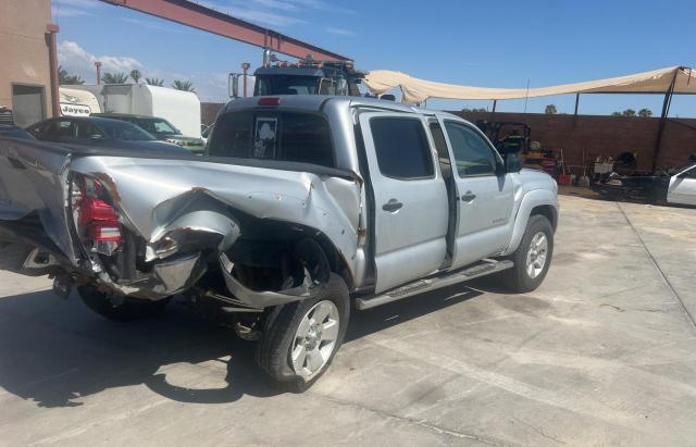 5TEJU62N96Z197960 - 2006 TOYOTA TACOMA DOUBLE CAB PRERUNNER SILVER photo 4