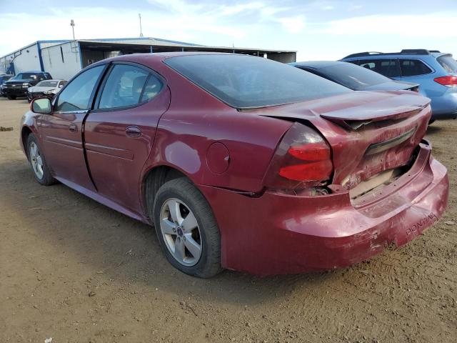 2G2WP552161114829 - 2006 PONTIAC GRAND PRIX MAROON photo 2