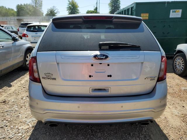 2FMDK4AK6BBB37718 - 2011 FORD EDGE SPORT SILVER photo 6