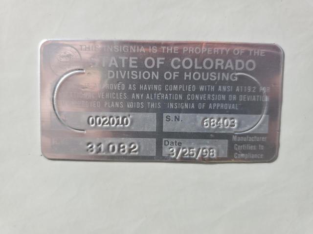 1EC1C2422W4268403 - 1998 HEARTLAND PROWLER Blanco foto 10