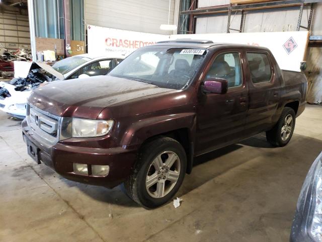 2HJYK16559H501895 - 2009 HONDA RIDGELINE RTL BURGUNDY photo 1