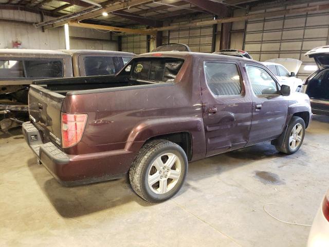 2HJYK16559H501895 - 2009 HONDA RIDGELINE RTL BURGUNDY photo 3