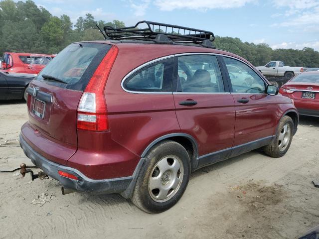 JHLRE48317C025807 - 2007 HONDA CR-V LX MAROON photo 3