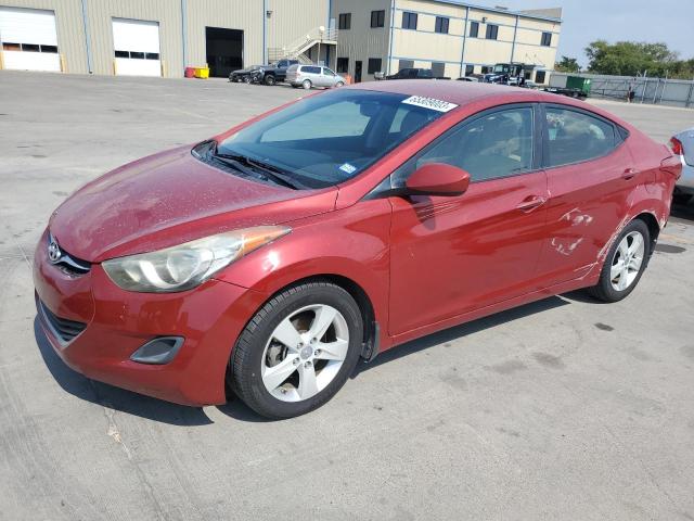 KMHDH4AE1DU733101 - 2013 HYUNDAI ELANTRA GLS RED photo 1