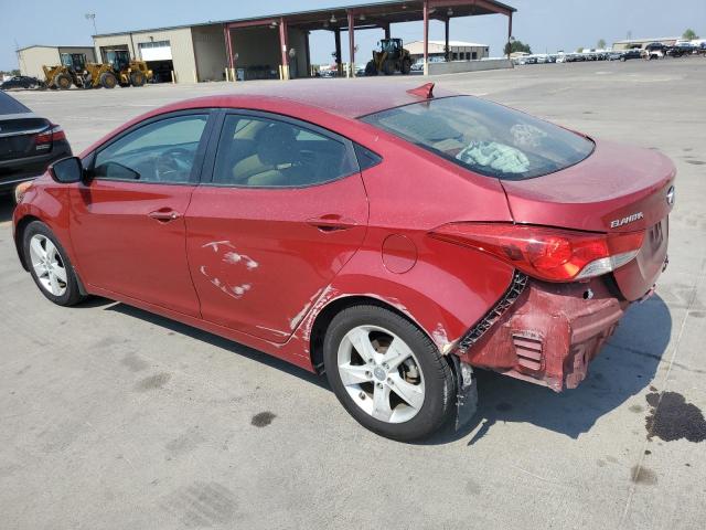 KMHDH4AE1DU733101 - 2013 HYUNDAI ELANTRA GLS RED photo 2