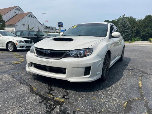 JF1GV7E66BG523822 - 2011 SUBARU IMPREZA WRX WHITE photo 2