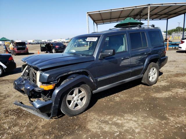 1J8HH48K57C548117 - 2007 JEEP COMMANDER BLUE photo 1