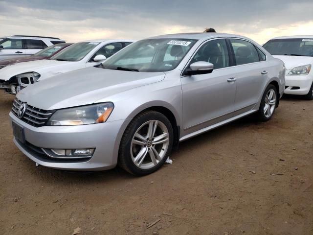 1VWCN7A37EC033600 - 2014 VOLKSWAGEN PASSAT SEL SILVER photo 1