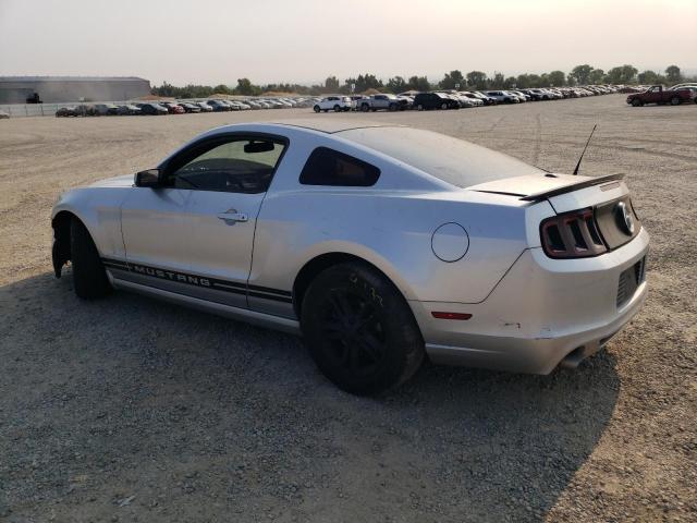 1ZVBP8AM7E5287686 - 2014 FORD MUSTANG SILVER photo 2