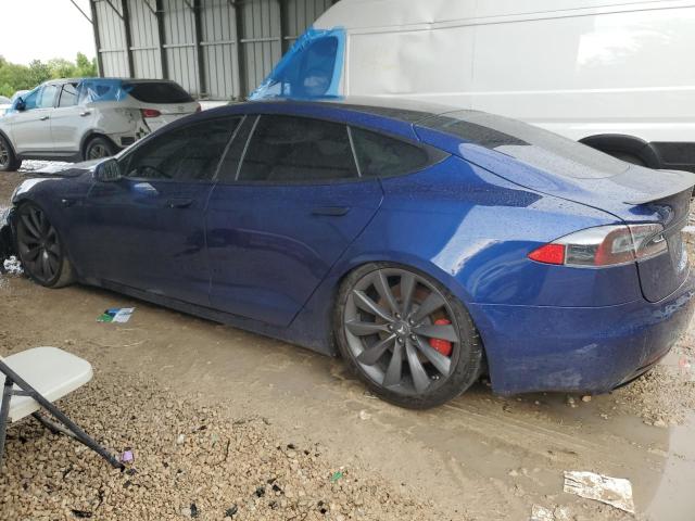 5YJSA1E47LF415653 - 2020 TESLA MODEL S 蓝色 照片 2