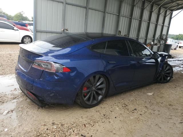 5YJSA1E47LF415653 - 2020 TESLA MODEL S 蓝色 照片 3