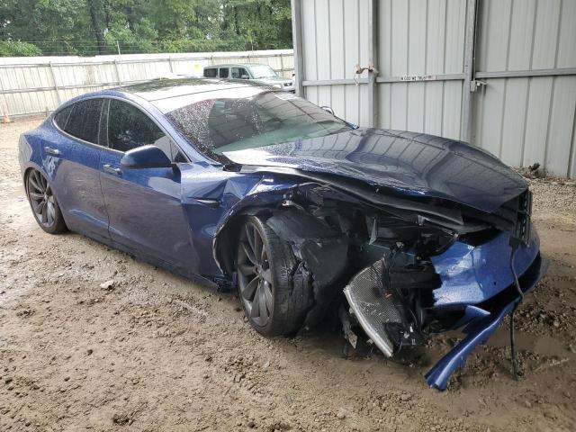 5YJSA1E47LF415653 - 2020 TESLA MODEL S 蓝色 照片 4