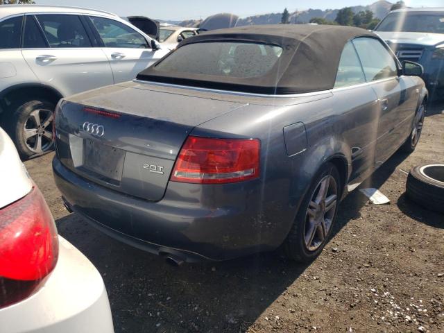 WAUDF48H98K000724 - 2008 AUDI A4 2.0T CABRIOLET QUATTRO GRAY photo 6