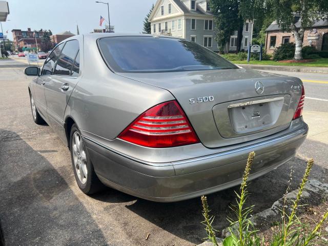 WDBNG84J85A456010 - 2005 MERCEDES-BENZ S 500 4MATIC TAN photo 3