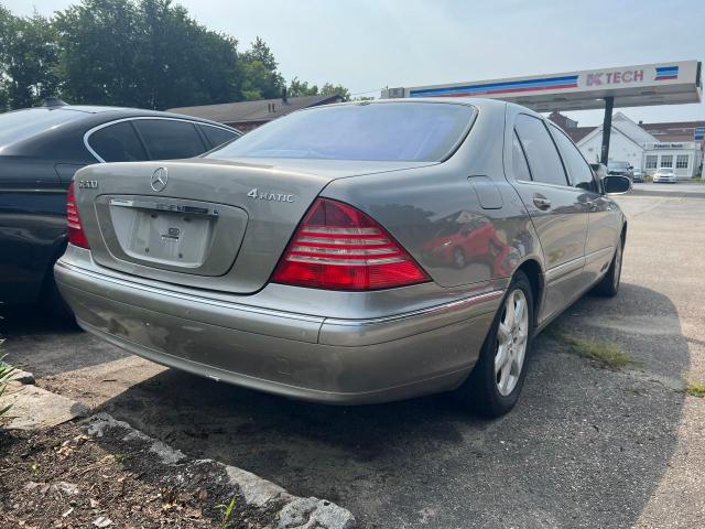 WDBNG84J85A456010 - 2005 MERCEDES-BENZ S 500 4MATIC TAN photo 4