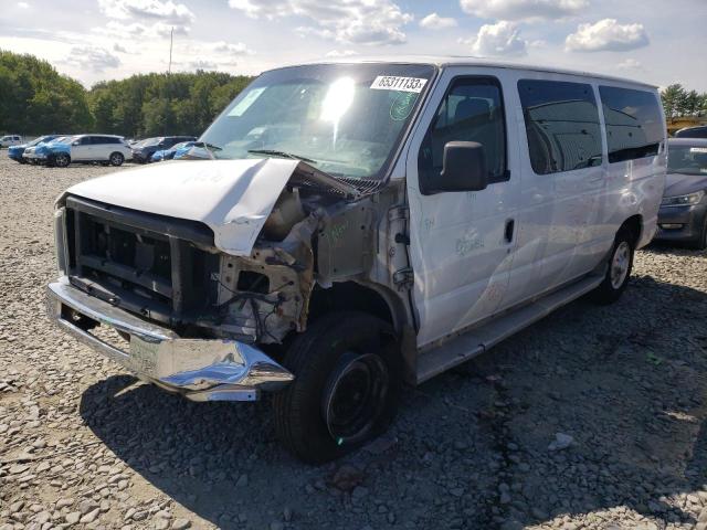 1FMNE1BWXADA73879 - 2010 FORD ECONOLINE E150 WAGON WHITE photo 1