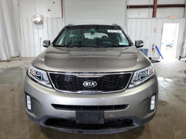 5XYKUDA78EG538804 - 2014 KIA SORENTO EX GRAY photo 5