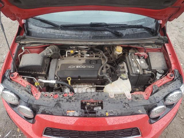 1G1JA5SH7C4122040 - 2012 CHEVROLET SONIC LS წითელი ფოტო 11