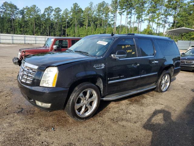 1GYFK26219R242551 - 2009 CADILLAC ESCALADE ESV LUXURY BLACK photo 1