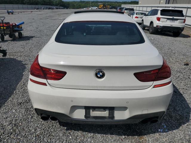 WBA6B4C53ED099154 - 2014 BMW 650 XI GRAN COUPE WHITE photo 6