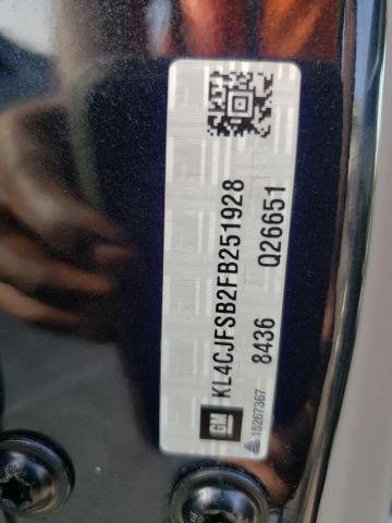 KL4CJFSB2FB251928 - 2015 BUICK ENCORE CONVENIENCE 黑色 照片 13