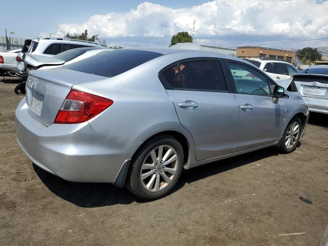 19XFB2F9XCE307760 - 2012 HONDA CIVIC EXL SILVER photo 3