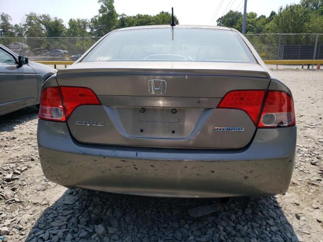 JHMFA36246S029966 - 2006 HONDA CIVIC HYBRID TAN photo 6