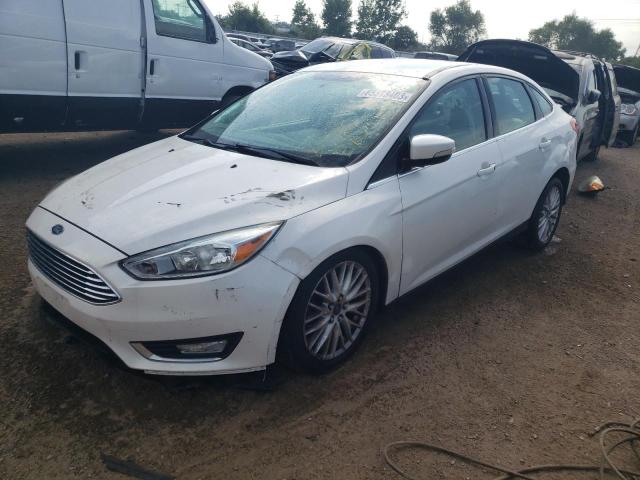 1FADP3J28FL355168 - 2015 FORD FOCUS TITANIUM WHITE photo 1