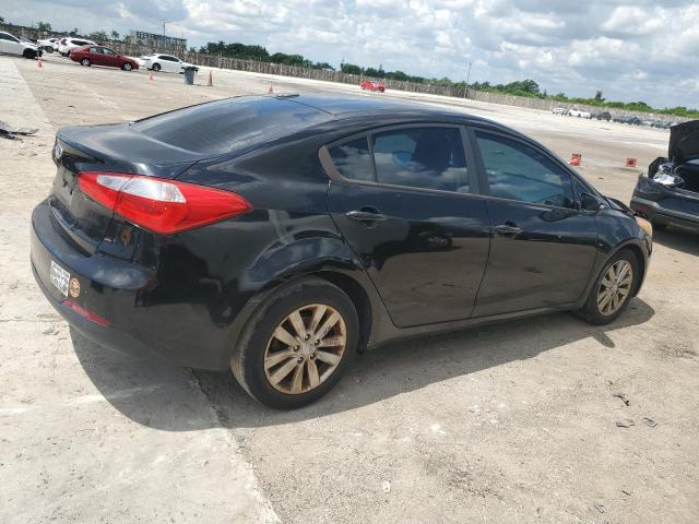 KNAFX4A64F5354452 - 2015 KIA FORTE LX BLACK photo 3