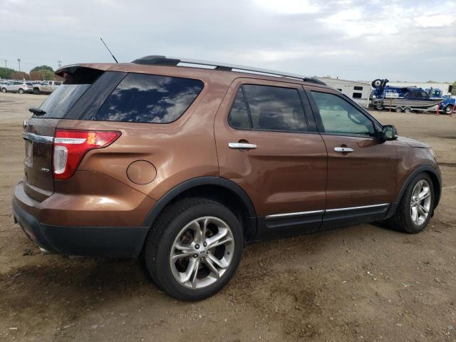 1FMHK8F88CGA75674 - 2012 FORD EXPLORER LIMITED BROWN photo 3