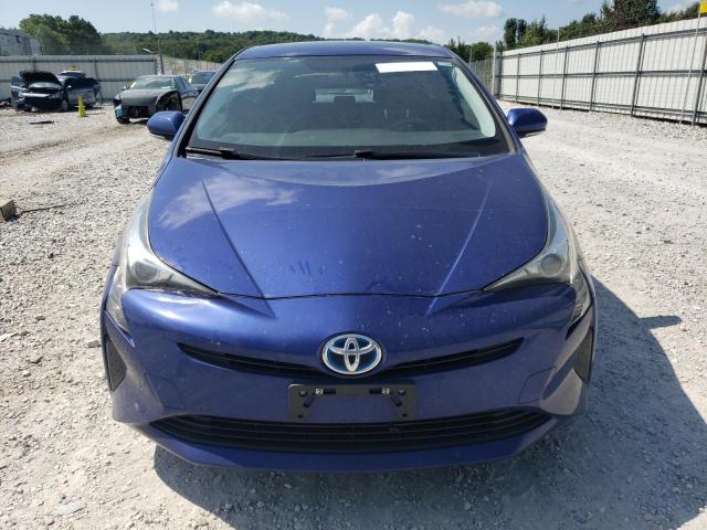 JTDKBRFU3G3516511 - 2016 TOYOTA PRIUS BLUE photo 5