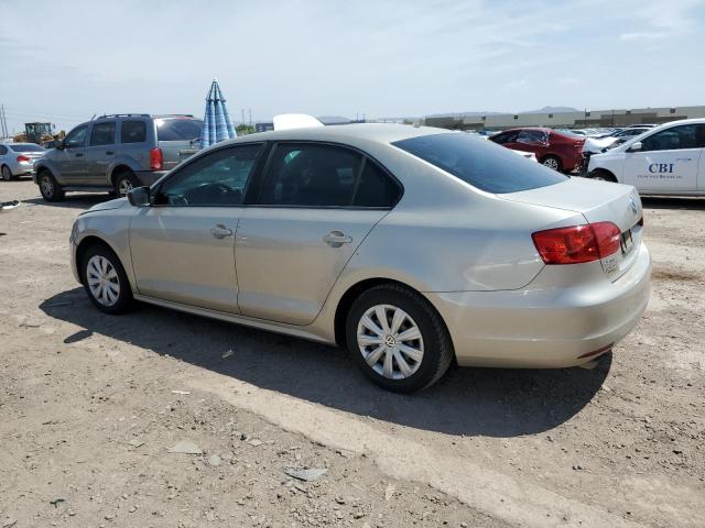 3VW2K7AJ0EM265344 - 2014 VOLKSWAGEN JETTA BASE 金色 照片 2