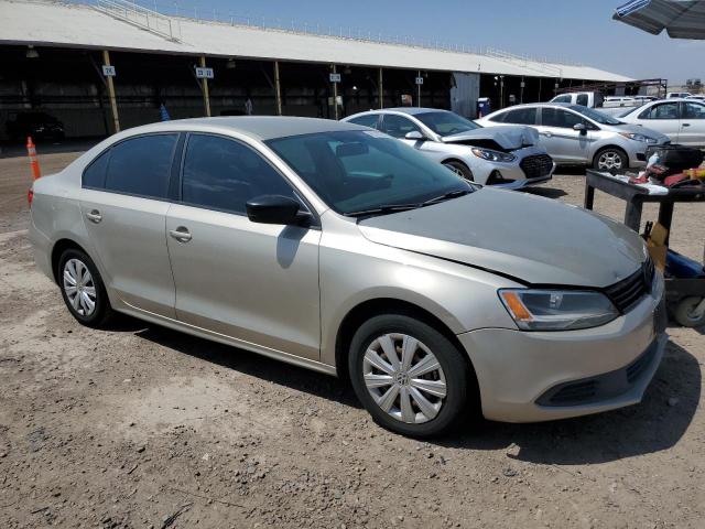 3VW2K7AJ0EM265344 - 2014 VOLKSWAGEN JETTA BASE 金色 照片 4