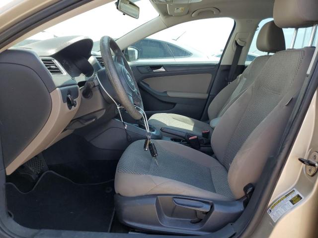 3VW2K7AJ0EM265344 - 2014 VOLKSWAGEN JETTA BASE 金色 照片 7