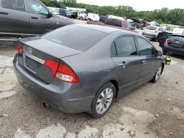 2HGFA1F89BH545401 - 2011 HONDA CIVIC EX BLACK photo 3