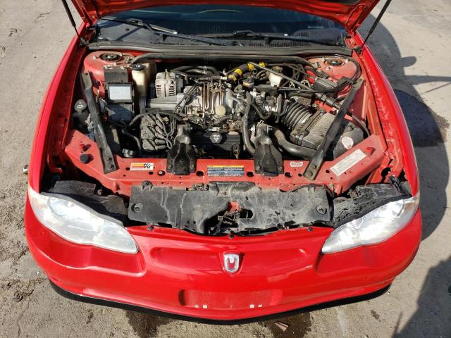 2G1WZ151749367862 - 2004 CHEVROLET MONTE CARL SS SUPERCHARGED RED photo 11