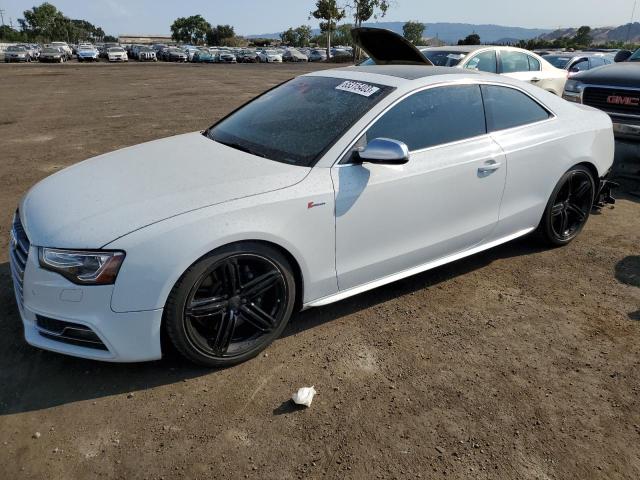 WAUVGAFR1DA072139 - 2013 AUDI S5 PRESTIGE WHITE photo 1