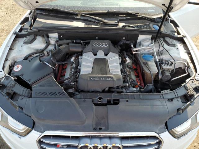 WAUVGAFR1DA072139 - 2013 AUDI S5 PRESTIGE WHITE photo 11