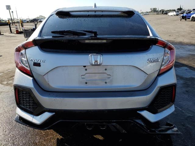 SHHFK7H98JU418744 - 2018 HONDA CIVIC SPORT TOURING SILVER photo 6