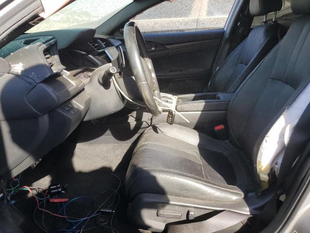 SHHFK7H98JU418744 - 2018 HONDA CIVIC SPORT TOURING SILVER photo 7