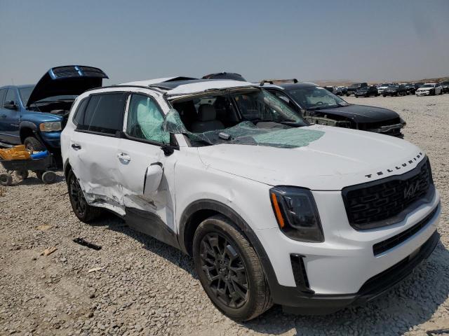 5XYP3DHC2NG318392 - 2022 KIA TELLURIDE EX WHITE photo 4