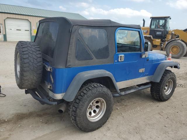 1J4FY19S3XP400482 - 1999 JEEP WRANGLER / SPORT BLUE photo 3