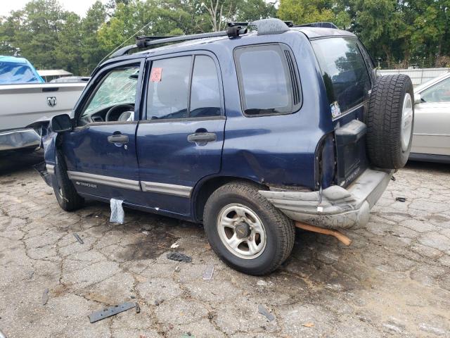 2CNBE13C716933940 - 2001 CHEVROLET TRACKER BLUE photo 2